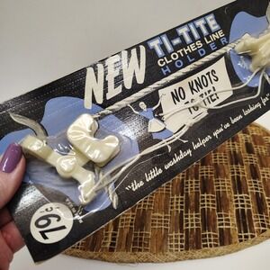 Vintage Clothes Line Holder Ti-Tite Laundry New in Package‎ Retro Housewife Help